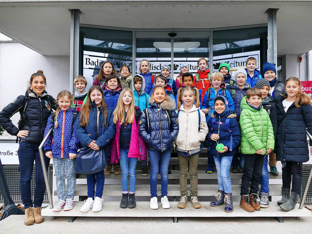 Klasse 4b der Weiherhofgrundschule aus Freiburg