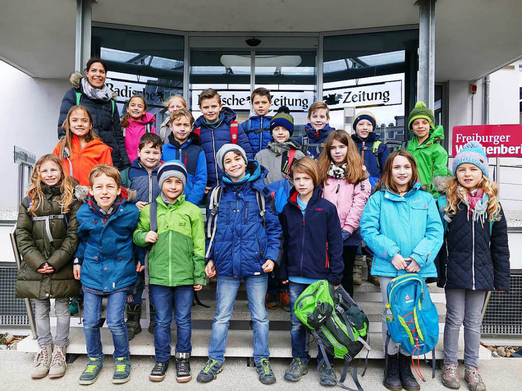 Klasse A4 der Thaddus-Rinderle-Schule aus Staufen/Auenstelle Wettelbrunn