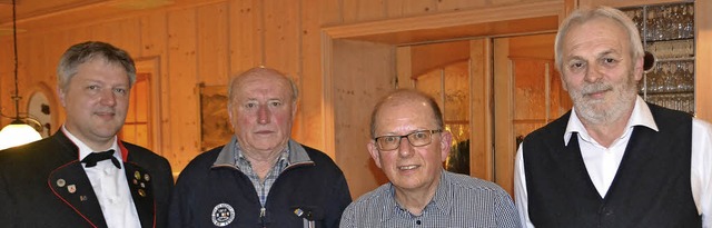 Dieter Geiger (rechts) vom  Markgrfle...(Zweiter von links) und Thomas Gutmann  | Foto: Privat