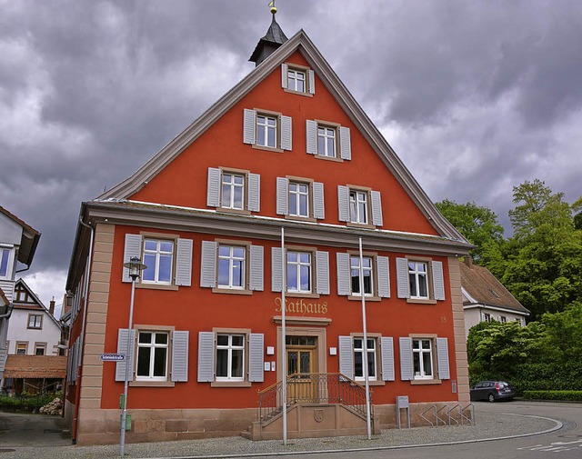 Die Bcherei ist im Rathaus untergebracht.  | Foto: Dieter ERggelet