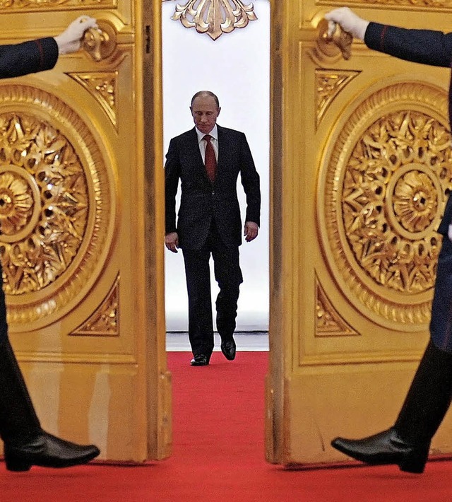 &#8222;Die ganze Welt gegen uns&#8220;: Wladimir Putin   | Foto:  AFP