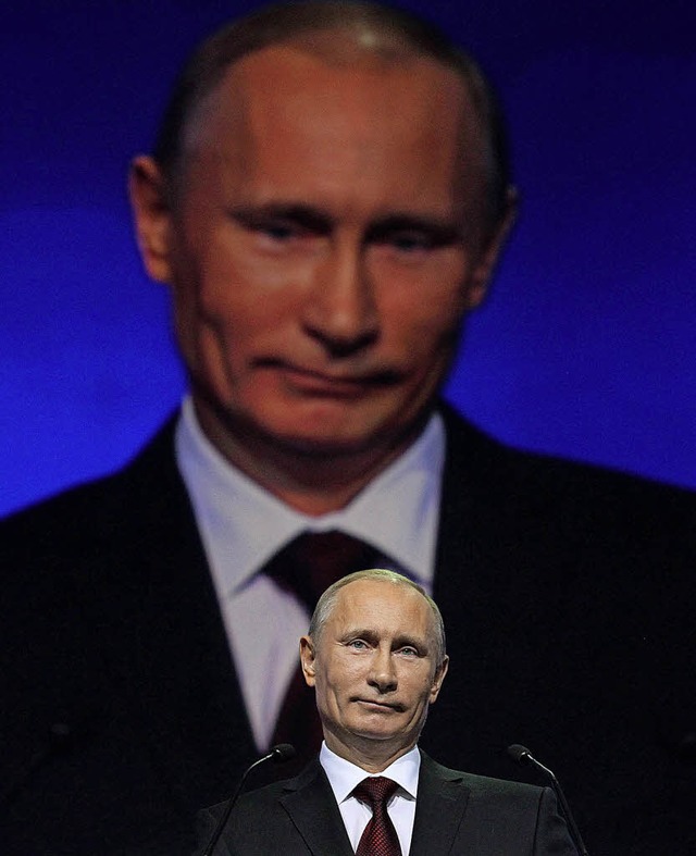 &#8222;Die ganze Welt gegen uns&#8220;: Wladimir Putin.   | Foto:  dpa