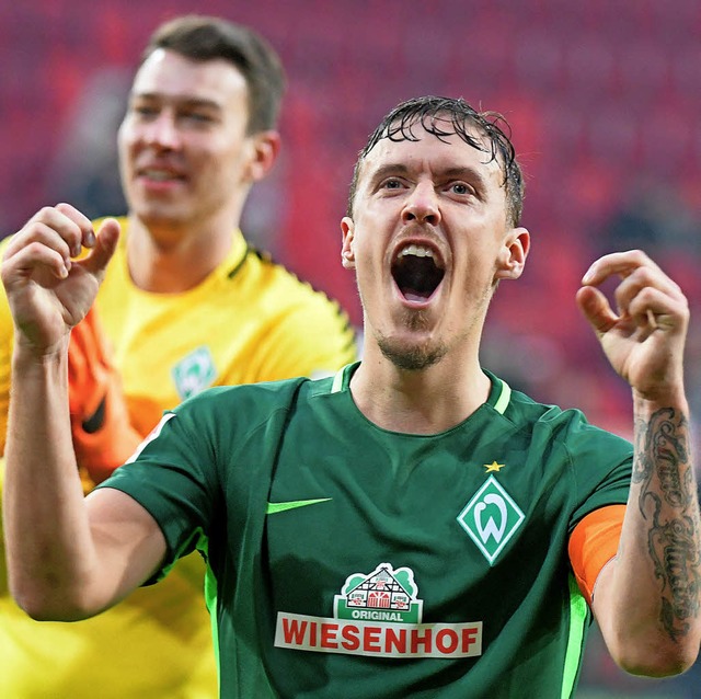 Max Kruse sorgt mit einem Treffer zum 3:1 gegen den FCA fr die Entscheidung.   | Foto:  DPA