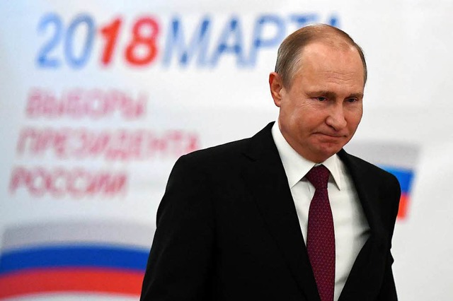 Wladimir Putin ist in seiner dritten A...it Prsident der Russischen Fderation  | Foto: dpa