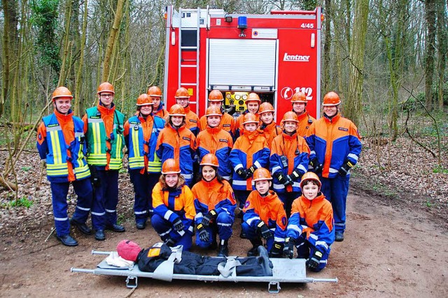 Die Jugendfeuerwehr Weil am Rhein beim 48 Stunden-Dienst  | Foto: Sedlak