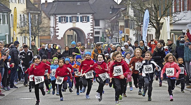 Beim Bambinilauf zeigte der Lufernachwuchs Ehrgeiz.   | Foto: mps