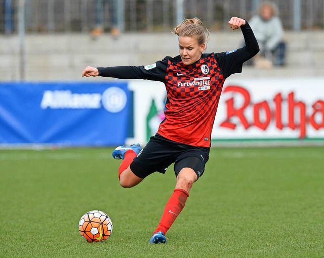 Lena Petermann verlsst den SC Freiburg.  | Foto: Patrick Seeger