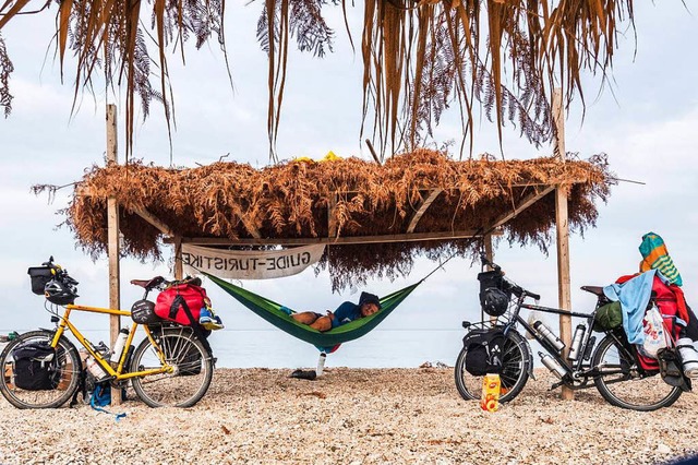 Seit 2015 fhrt der Fotograf Patrick S...sprojekte mit dem Fahrrad um die Welt.  | Foto: Patrick Scholz