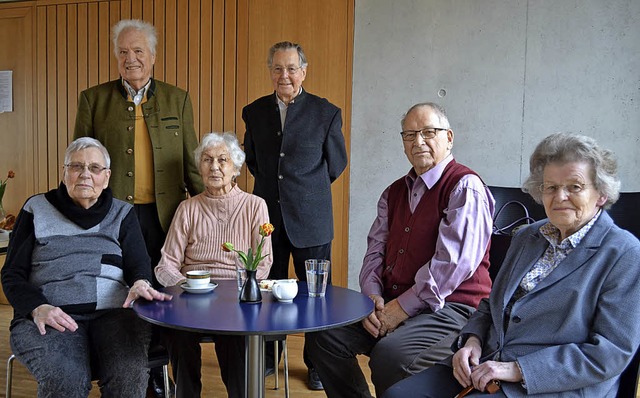 Einige der Erzhlerinnen und Erzhler ...ger, Gerhard Krause und Margit Glatt.   | Foto: HRU