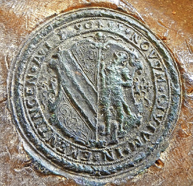 Ein 428 Jahre altes Siegel mit Jakob den III.  | Foto: Georg Vo