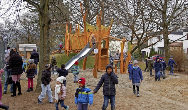 Da macht Spielen wieder Spa: das Area...dtteil- und Familienzentrums Uffhofen.  | Foto: Hubert Rderer