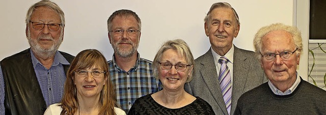 Die amtierende Vorstandschaft des Rmm..., Erwin Unseld und Werner Weinbrecht.   | Foto: Rolf Rhein