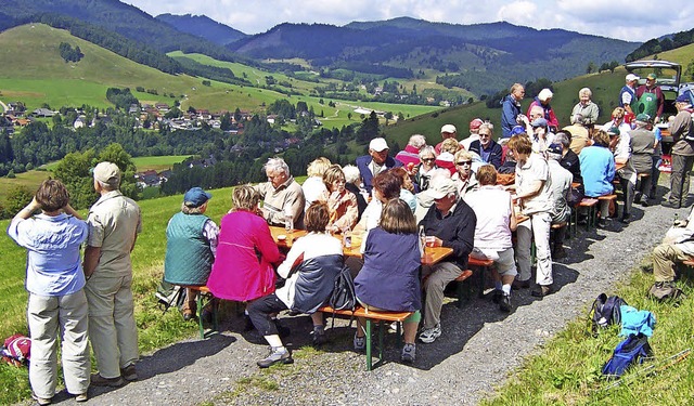 Wanderer genieen, wie beim Deutschen ...as Projekt deshalb verhindern mchte.   | Foto: Archivfoto: Franz Kaiser