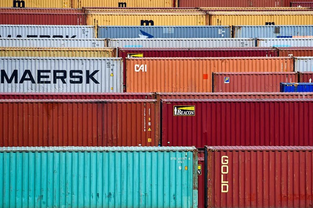 Seecontainer sind eine uerst riskante Kapitalanlage.  | Foto: Dirk Waem