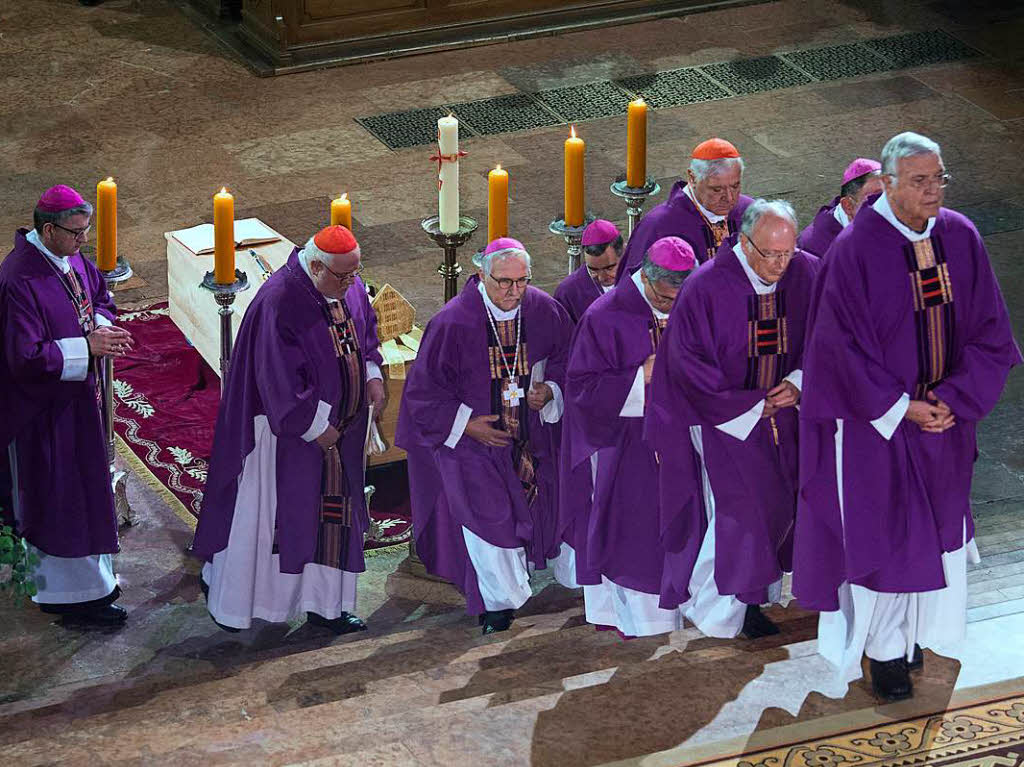 Mit einem Requiem im Mainzer Dom wird der frhere Mainzer Bischof Kardinal Karl Lehmann feierlich verabschiedet.