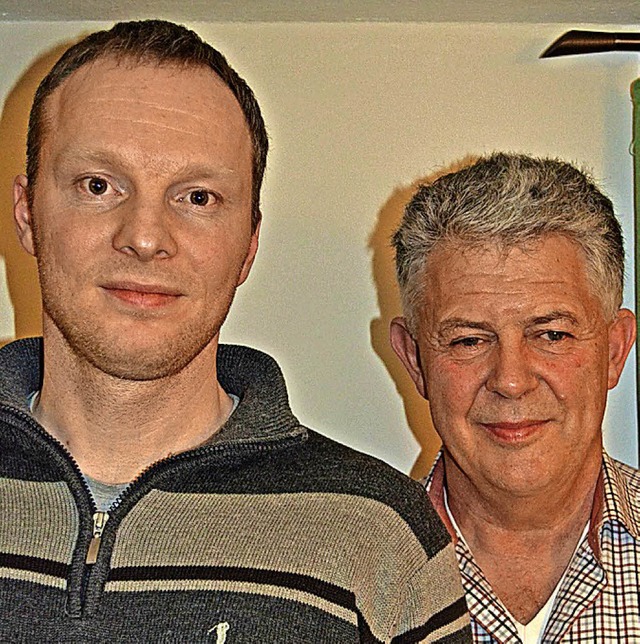 Joachim Wiler (rechts) ist neuer Vors...nbach, Rainer Stegerer sein Vertreter.  | Foto: Liane Schilling