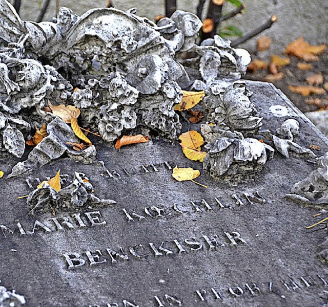 Historischer Grabstein in Lrrach  | Foto: Sabine Ehrentreich