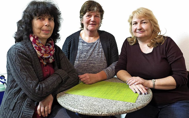 Drei Frauen bernehmen die Fhrung bei...) und  Andrea Wehrle (Schriftfhrerin)  | Foto: Beatrice Ehrlich