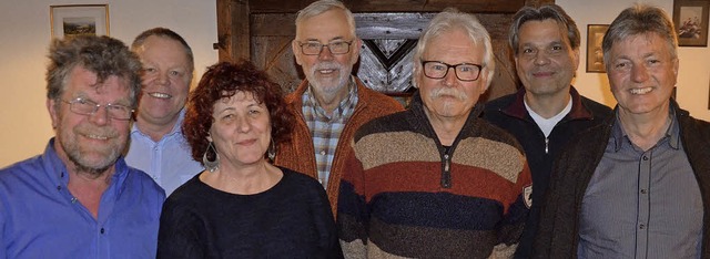 An der Spitze des Efringen-Kirchener S... Armin Schweizer und Karlfrieder Hess.  | Foto: Marco Schopfer