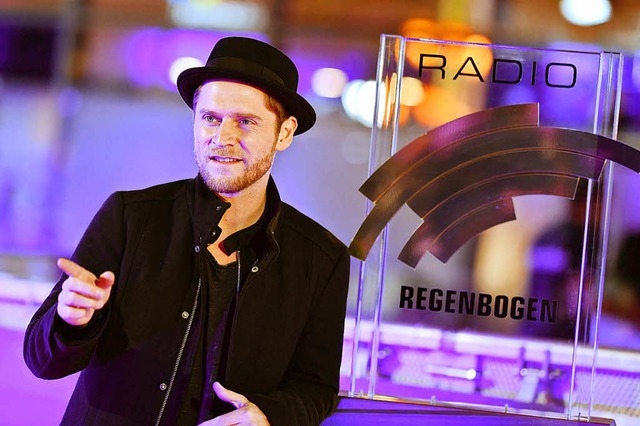 Snger Johannes Oerding, Preistrger in der Kategorie The Voice  | Foto: dpa