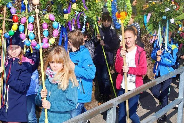 Schopfheim bereitet sich auf die Palmsonntags-Prozession vor