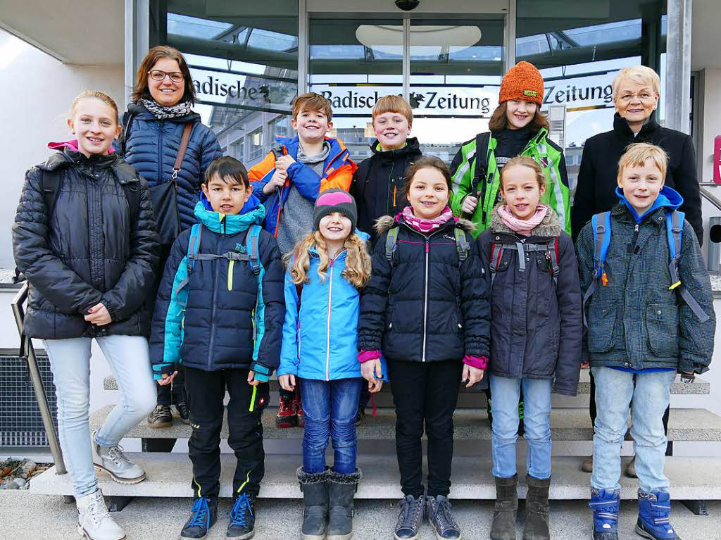 Klasse 4 der Grundschule Spielweg aus Mnstertal