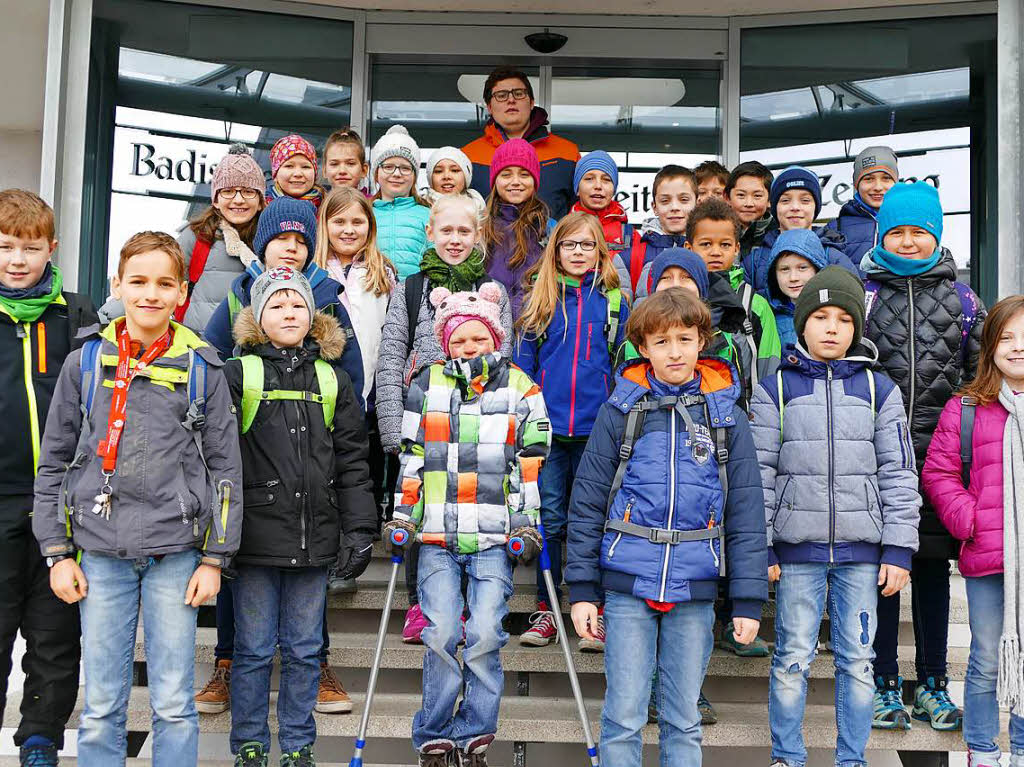 Klasse 4b der Johann-Peter-Hebel-Schule aus Gundelfingen