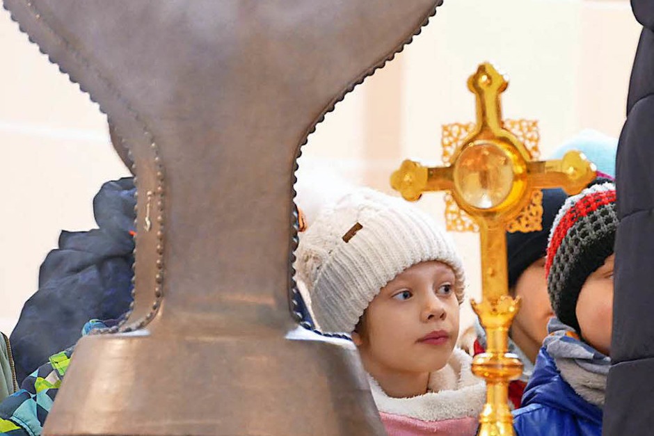 Führung durch die Bonifatiuskirche (Foto: Clara Heße) Führung durch die Bonifatiuskirche (Foto: Clara Heße)