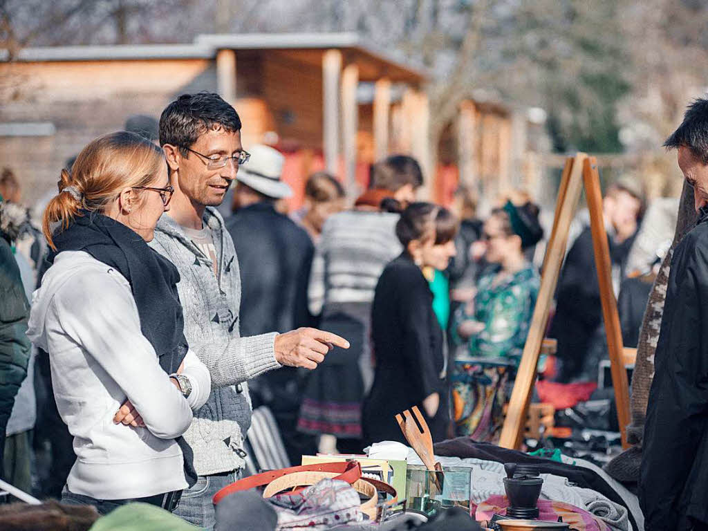 Der Straenflohmarkt in der Wiehre