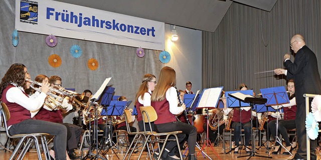 Das Jugendorchester des Musikvereins Malterdingen  | Foto: Helmut Hassler