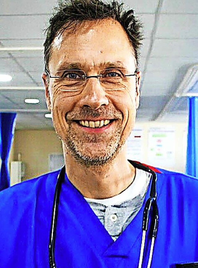 Der Schnauer Arzt  Marko Klemenz hat ...akischen Flchtlingscamp gearbeitet.    | Foto: ZVG
