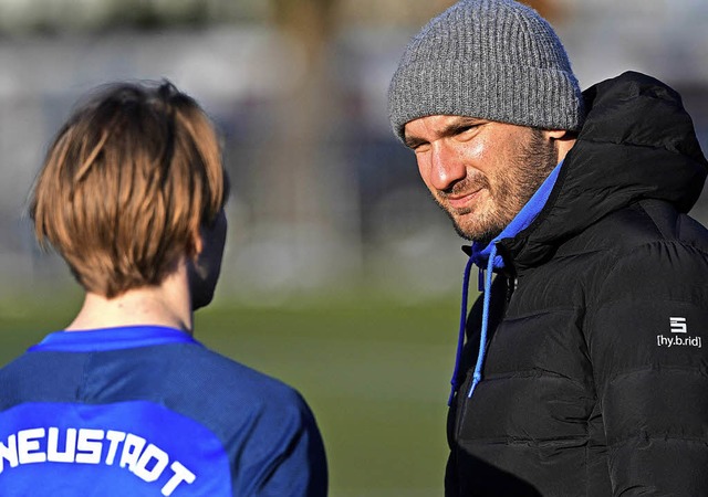 Gemischte Gefhle bei den Neustdter T...Gesprch mit Trainer Benjamin Gallmann  | Foto: Wolfgang Scheu