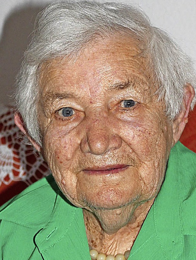 Hilda Kurinyj geborene Vorrath feiert ...g, den 27. Mrz, ihren 90. Geburtstag.  | Foto: Christa Maier