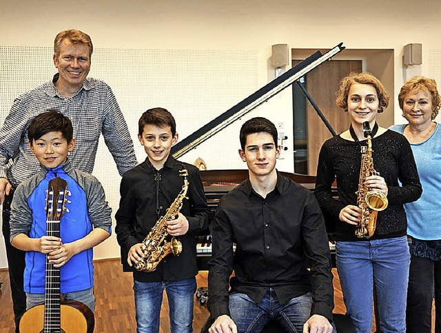 Jugend musiziert auf Landesebene: Musi...- und Saxofonlehrerin Katrin Teschke.   | Foto:  Stadt Waldkirch