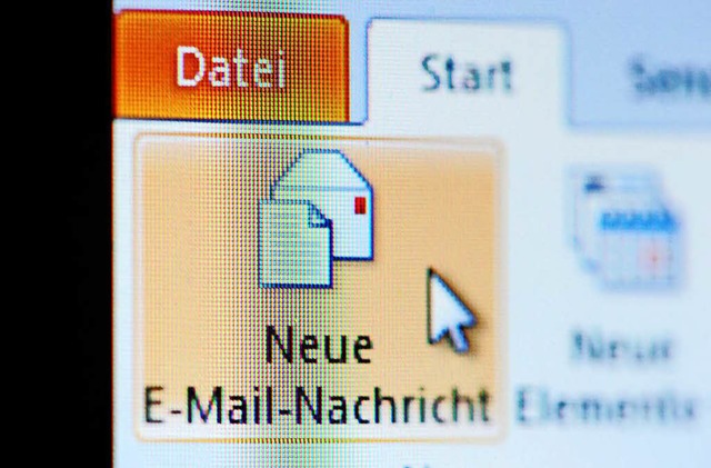 Es ist kein guter Stil, wenn eine E-Ma... &#8222;normalen&#8220; Post bentigt.  | Foto: dpa