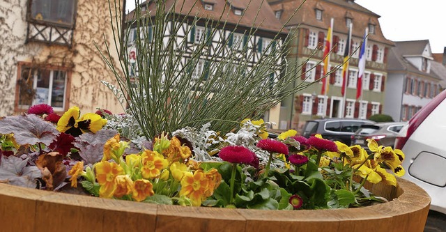 Frhlingsboten von Menschenhand: Die Arbeit der Bauhofmitarbeiter.  | Foto: Carla Bihl