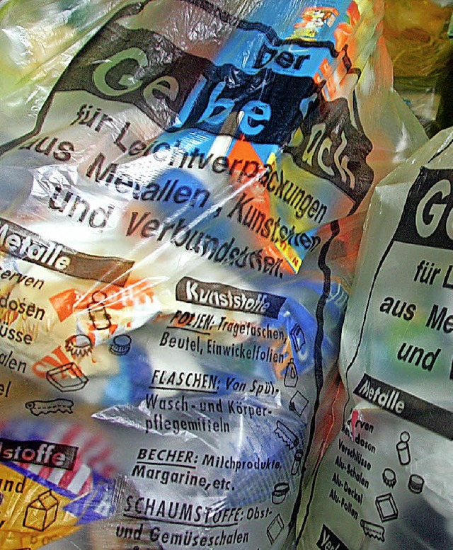 Verwertung von Verpackungsmll &#8211; ein schwieriges Geschft   | Foto: dpa