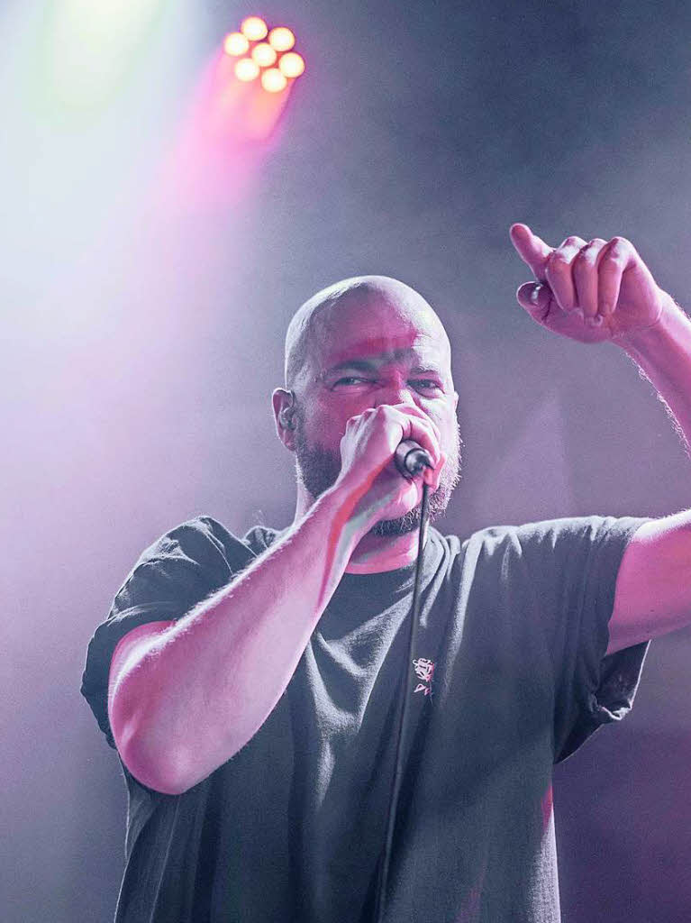 Rapper Curse tritt im Jazzhaus in Freiburg auf.