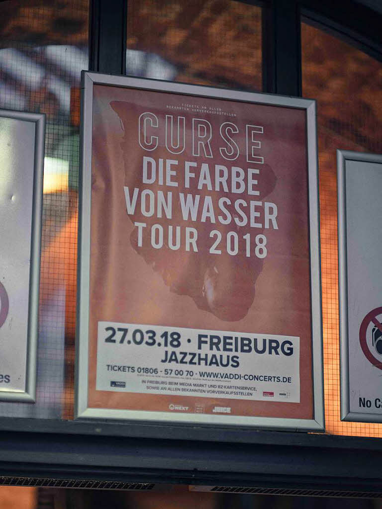 Rapper Curse tritt im Jazzhaus in Freiburg auf.
