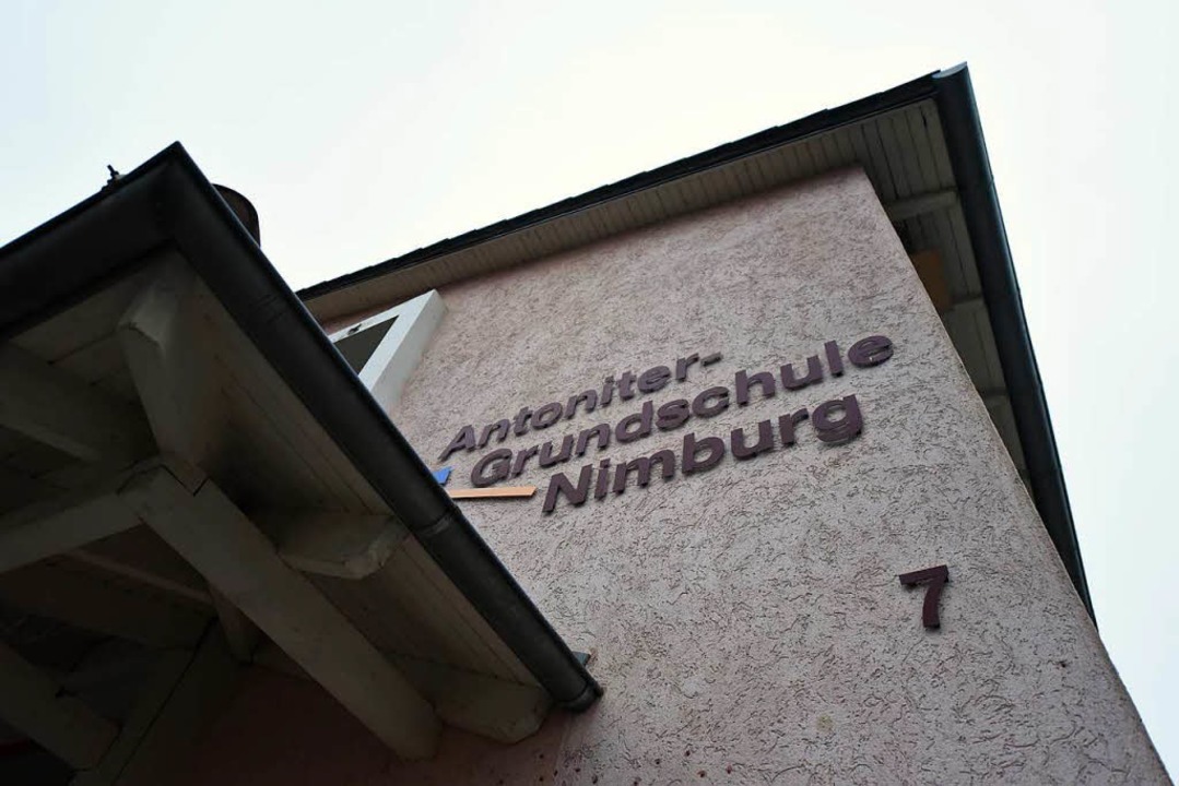 Die Antoniter-Grundschule in Nimburg, ...h der Vorfall am 6. März ereignet hat.  | Foto: Jonas Hirt