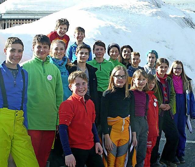 Das Ski-Rennteam der Johanniterschule Heitersheim  | Foto: privat