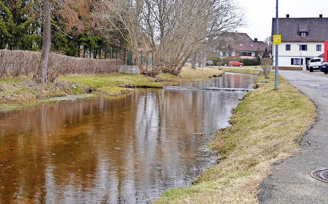 Hier der  Rtenbach heute an fast ders...des Gewssers noch einmal verndern.    | Foto: Liane Schilling