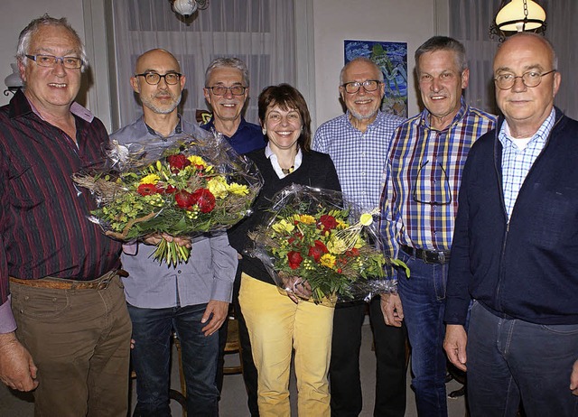 Der Frderverein Tourismus Laufenburg ...her,  Bruno Schraner und Uwe Mospak     | Foto: Werner Probst