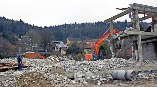 Im Februar war die  ehemalige Marmeladenfabrik Laumann abgerissen worden.  | Foto: Andreas Mahler