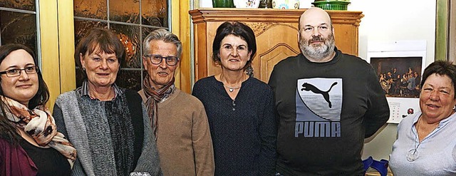 Vorstandsmitglieder im Frderkreis (vo...lat, Harald Kaufmann und Margret Zolg.  | Foto: Andreas Mahler