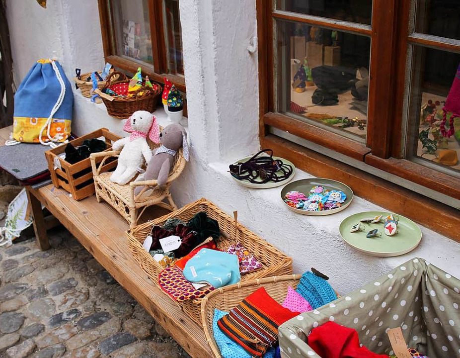 Schon vor der Tr wird der Kunde zum stbern eingeladen.  | Foto: Maleen Thiele