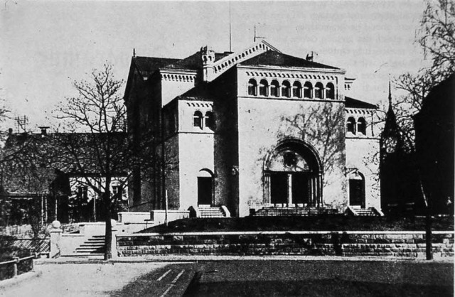 Blick auf die 1938 von den Nationalsoz...trte Synagoge von der Sedanstrae aus  | Foto: archiv kalchthaler