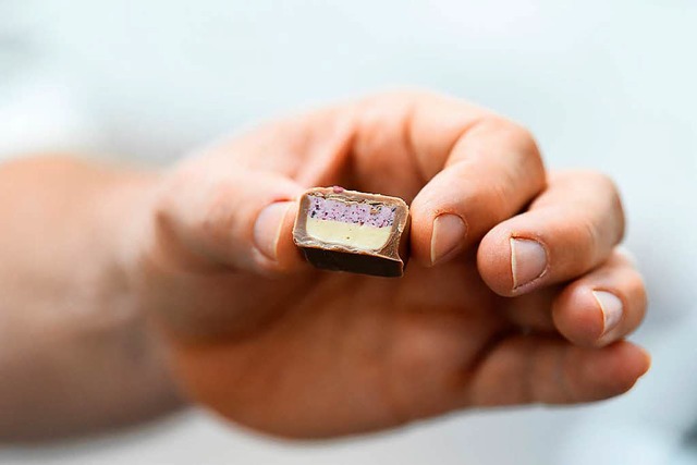 Schokoladenpralinen sind auch zu Ostern beliebt.   | Foto: Jonas Hirt