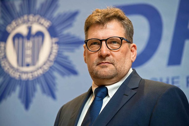 Ralf Kusterer, der Landesvorsitzende der Deutschen Polizeigewerkschaft  | Foto: dpa