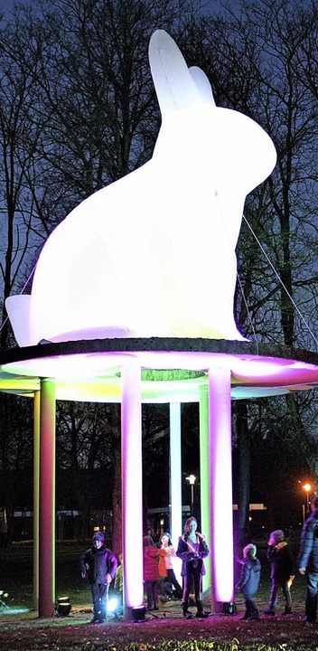 Österliches Lichtspektakel im Kurpark  | Foto: Hans Jürgen Kugler